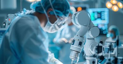 Lekarze z Ukrainy chcą operować przy pomocy robota da Vinci, szkolą się w szpitalu uniwersyteckim