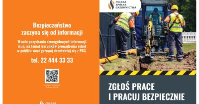 PSG zachęca do zgłaszania prac przy gazociągach